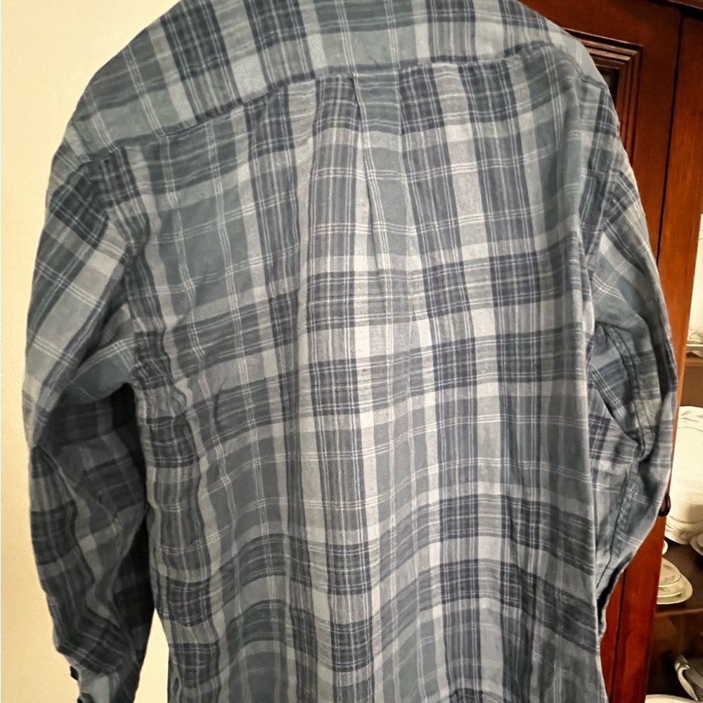 Lauren Ralph Lauren Plaid Button-Up Shirt l 10 - Picture 2 of 4